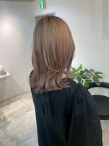  fit stand 千葉/ショートボブ/カット/パーマ/ダブルカラー/トリートメント/縮毛矯正&nbsp;イメチェン/ピンクベージュ/アンブレラカラー[千葉]