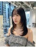 ハーツオオサカ(HE:ARTS OSAKA)&nbsp;顔まわりレイヤーがかわい韓国ロング