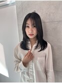レイヤーカット/イメチェン/ホワイトブロンド/シャドウレイヤー