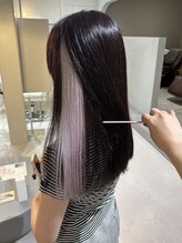 ワークスヘアー(WORKS HAIR) インナーカラー ホワイト