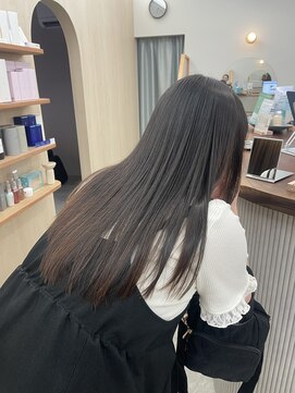 コットバイ ラヴェスト(Cott by lovest) 縮毛矯正で乾かしただけでまとまる艶髪美人♪