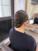 美容堂&nbsp;綺麗めシニオンヘア
