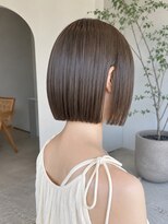 フォト 新宿三丁目(foto) 地毛風縮毛矯正韓国風顔まわりレイヤー小顔ボブ切りっぱなしボブ