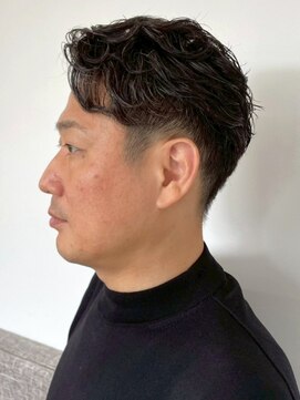 ラギッド 大野城店(RUGGED) メンズパーマ ニュアンスパーマ ツーブロック ビジネスヘア