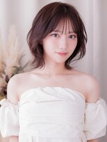 カバーヘア ブリス 上尾西口店(COVER HAIR bliss)&nbsp;ひし形レイヤーハッシュカットブリーチなしピンクブラウン20代a