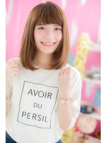ミック 日暮里店(miq)&nbsp;パッツンバングのオシャレガール★ミディb