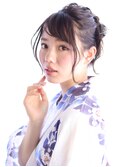 kamei☆愛され浴衣お団子ヘアアレンジ