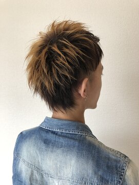 ネイビーヘアデザイン(navy hair design) ツーブロックショート