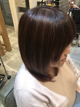 サボ 草薙店(SABO) ウルフボブ×ピンクライト