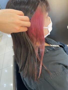 ソーホーニューヨーク 函館店(SOHOnewyork) インナーピンク/インナーカラー/ブリーチ/函館/五稜郭/美容室