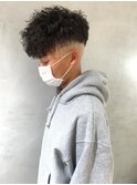 ワイルドツイストスパイラルパーマ/フェード/メンズパーマ