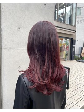 アクアオモテサンドウ(ACQUA omotesando) デジタルパーマヘア(ピンクカラー)