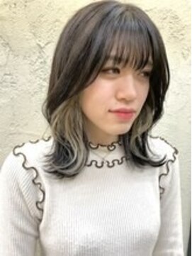 ヒート バイ アンカットラウンジ 渋谷(HEAT by UNCUT&LOUNGE) ダブルカラー/インナーカラー/ケアブリーチ/ハイライト［渋谷］