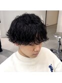 「NIKO」波巻きツイスパ強めカールパーマ 福岡天神