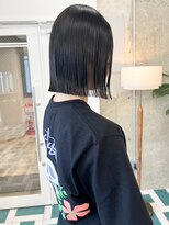 ノエ(noe)&nbsp;切りっぱなしボブ×地毛風カラー