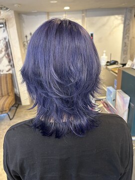 ヘアスタジオニコ(hair studio nico...) blue lavender