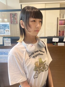 バサ 江古田店(BASSA) 顔まわりカット×エンドカラー