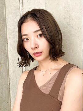 ロンドホットリップ 立川(Lond hot lip) 【Nanatsu】くびれボブ/ボブ/顔まわり/前髪カット/立川