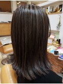レイヤースタイルxインナーカラー