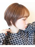 【 Ｉ. 】30代からの襟足すっきり前下がりショートボブ　川口