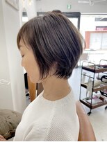 ティエル(TieLu)&nbsp;都内大人気スタイル×くびれショート×グレージュ