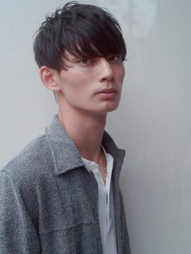 レジュアル(RESSUAL) かき上げヘア　ニュアンスマッシュ　センターパート　ビジネス