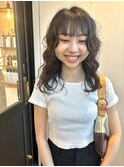 波ウェーブパーマ