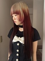 ユルク(JURK nagoya)&nbsp;【SHO STYLE】デザインカラー　ブロンド×レッド