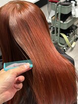 いろあそび 八王子&nbsp;ブリーチなしオレンジカラー