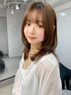 エトラ 渋谷店(etora) 小顔 フェミニンロング メルティーカラー 似合わせカット"