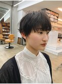 マッシュショート/ウェーブミディアム[中崎町/梅田駅］