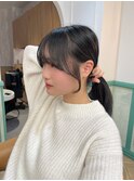 メルティカラーフェミニンロング似合わせカットレイヤーカット
