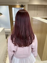 ケシキ 表参道 原宿(kesiki.)&nbsp;レイヤーカット／暖色カラー／ピンクカラー