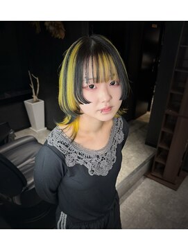 バトー(bAteAu) ウルフカット×デザインカラー