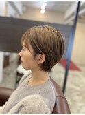 耳掛けショートヘア