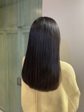 ヘアサロン ナノ(hair salon nano) 黒髪ロングヘア/姫カット
