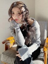 トナリ(tonari)&nbsp;ピンクベージュ 透明感カラー ロングレイヤー【鹿児島中央】