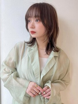 フォルテ 掛川店 イメチェン☆顔周りが可愛いウルフヘア！