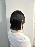 切りっぱなしボブ