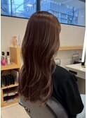 韓国 レイヤーカット ブリーチ ダブルカラー 髪質改善