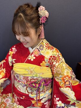 纏う美容室 成人式お着付け・ヘアセット