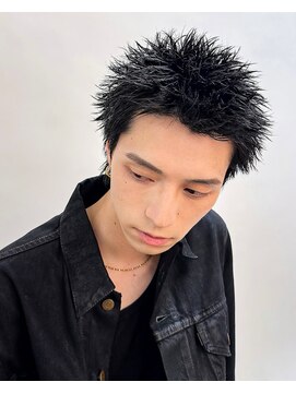 オーシャントーキョー ホワイト 原宿(OCEAN TOKYO WHITE) スパイキーショート黒髪短髪