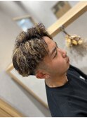 メンズカット　ハイライト　ツイスト