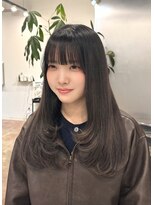 ハイフン 伊勢崎(hyphen)&nbsp;レイヤーカット/顔まわり/ロング/髪質改善/地毛風縮毛矯正