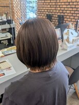 ブリスバイナチュラル(Bliss by Natural)&nbsp;ブリーチ無し茶葉濃いめミルクティーベージュ/ショートボブ/小顔