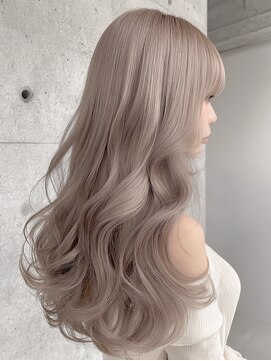 ロウル 渋谷(LOWRL) ミルクティーベージュ/ハイトーン/ブリーチ