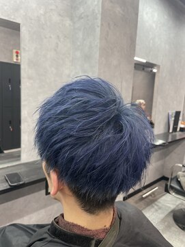 ヘアースマイルクー(HAIR SMILE COEUR) 【COEUR/TOMOYA】ネイビーショート☆