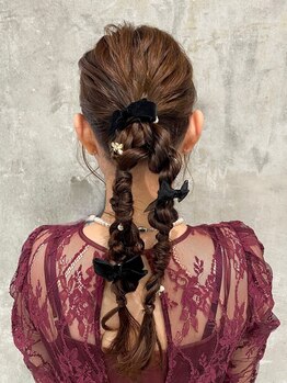 marble 町田【マーブル】【3月7日 NEW OPEN（予定）】の写真/結婚式や二次会、推し活などの特別な一日にふさわしいヘアセットのご予約受付中！