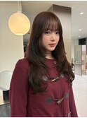 着物ヘア/大人ガーリー/ダークアッシュ/似合わせカット/矢場町