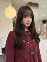 ローレンアオ(LOREN AO)&nbsp;着物ヘア/大人ガーリー/ダークアッシュ/似合わせカット/矢場町